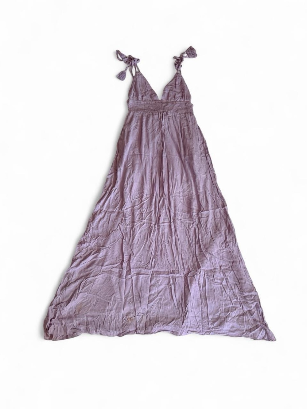 SHEIN Lavender Tassel‑Tie Dress – Small